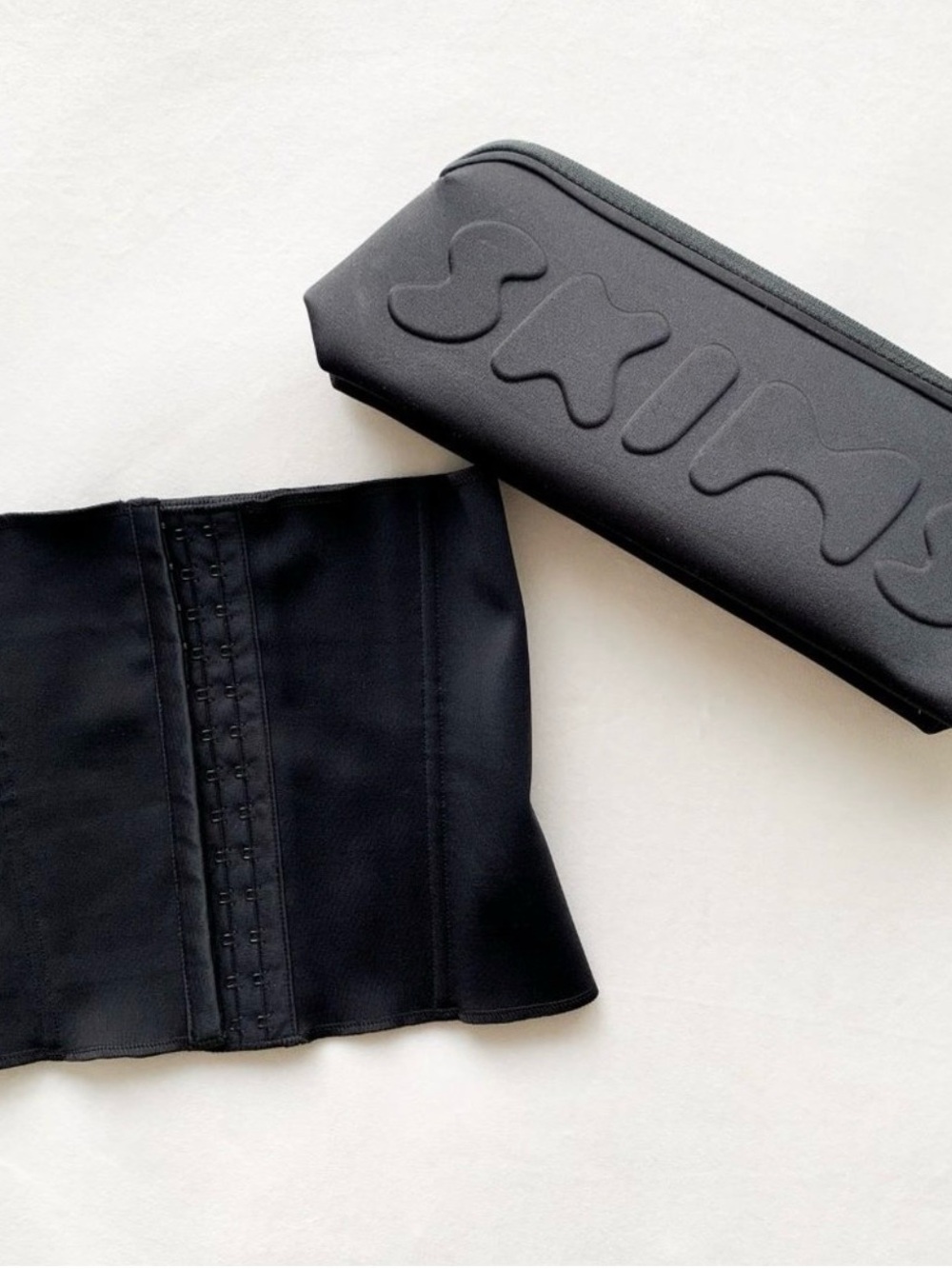 SKIMS Black (Onyx) Corset by Kim Kardasian 
 Waist Trainer